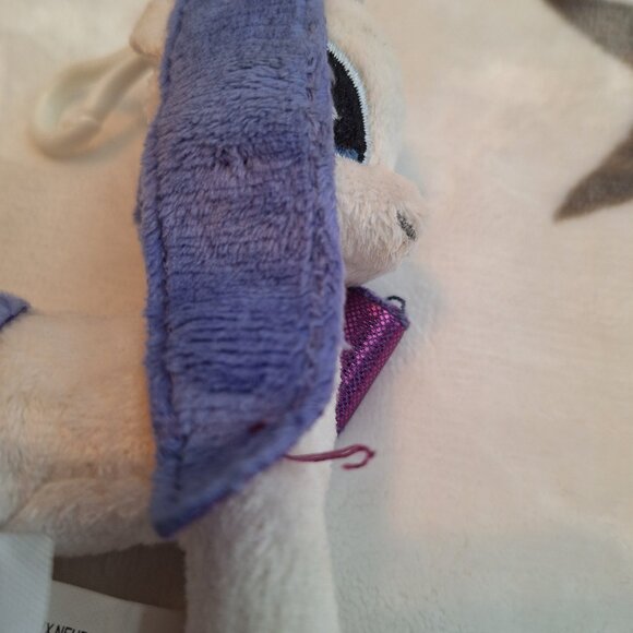 2014 Aurora World‎ Plush - My Little Pony RARITY Plastic Key Clip (4.5 Inch) - Picture 4 of 8